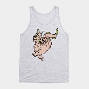 Alien Sphynx Mercat Furmaid Tank Top